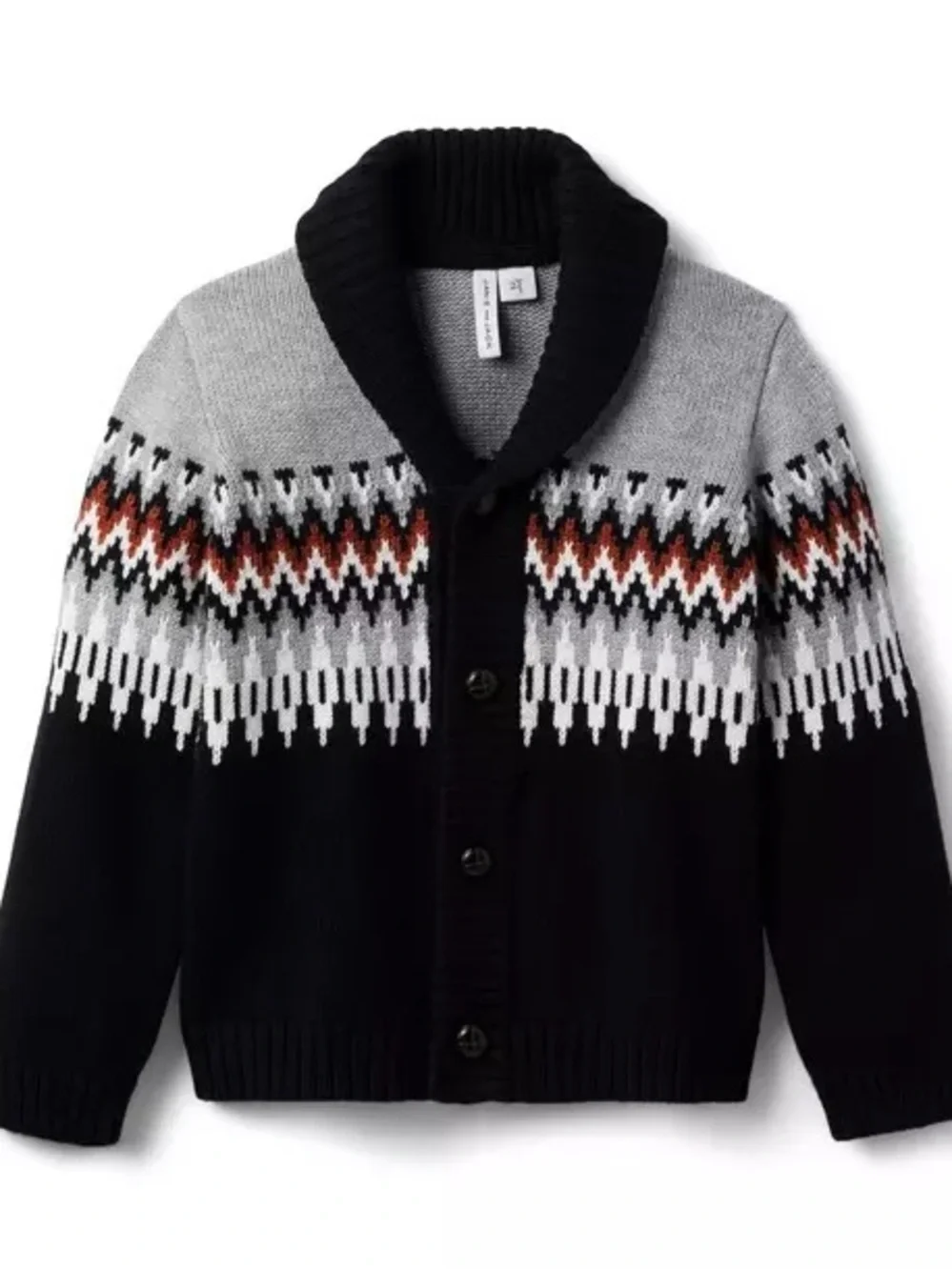 Janie and Jack JJ Fair Isle Cardigan